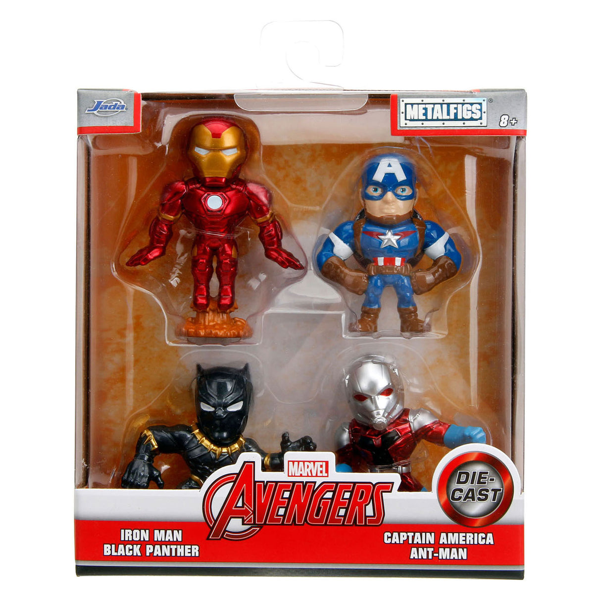 Jada Toys Jada Metalfigs Avengers 4 piezas