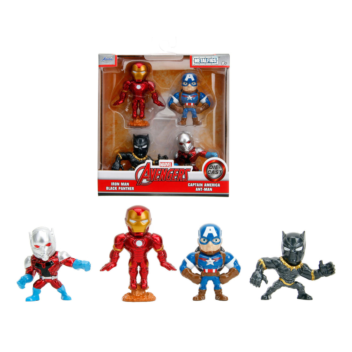 Jada Toys Jada Metalfigs Avengers 4 Stücke