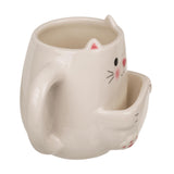 Ootb mok kat met koekvakje 15x9x12cm 450ml