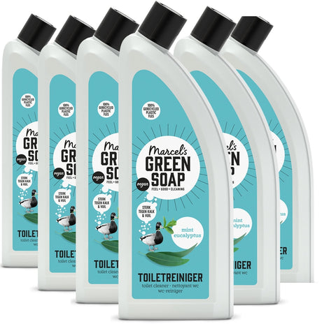 Marcel's green soap toiletreiniger - munt eucalyptus - 6 x 750 ml