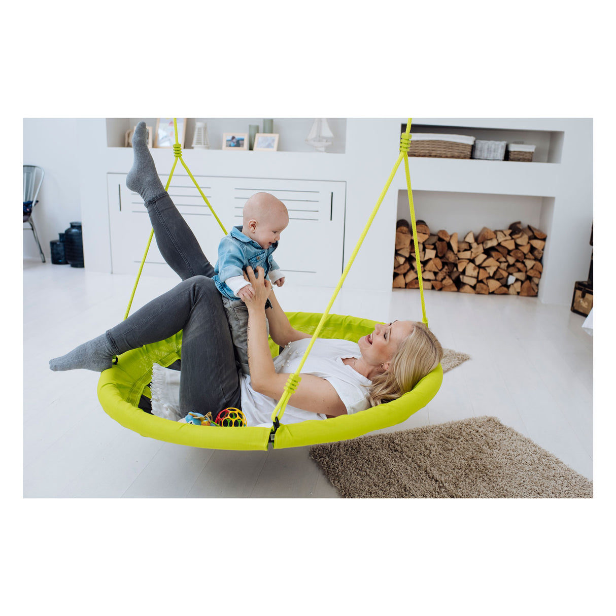 Hudora nest swing green