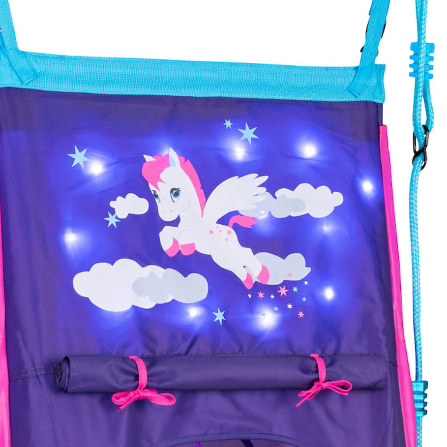 Hudora nestschommel pony met tent led