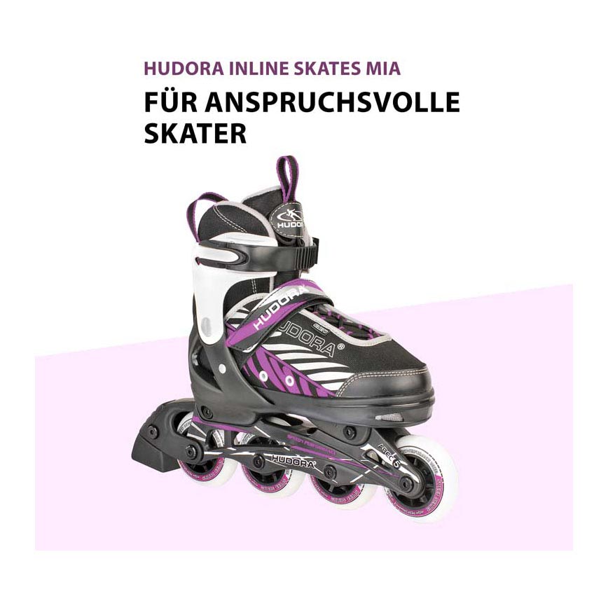 Hudora Skeelers Mia Black Purple, tamaño 37-40