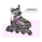 Hudora Skeelers Mia Black Purple, tamaño 37-40