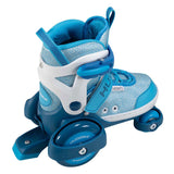 Hudora rolschaatsen my first quad blauw, maat 30-33