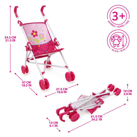 Lobbes speelgoed bv 509 crew - buggy poppenwagen