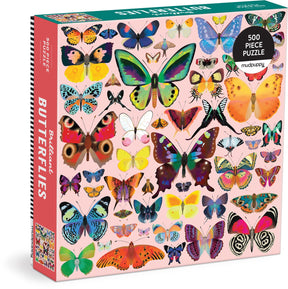 Mudpuppy brilliant butterflies 500 piece family puzzle