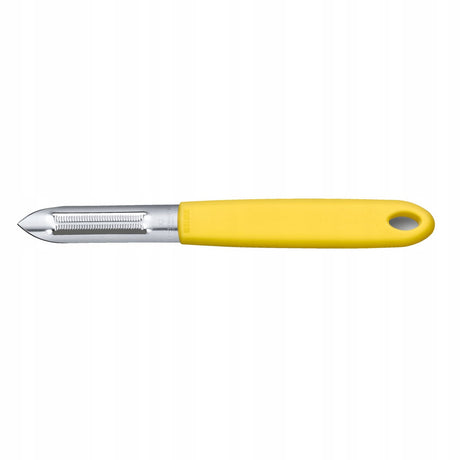 Victorinox groenteschiller econome , gekarteld lemmet, geel