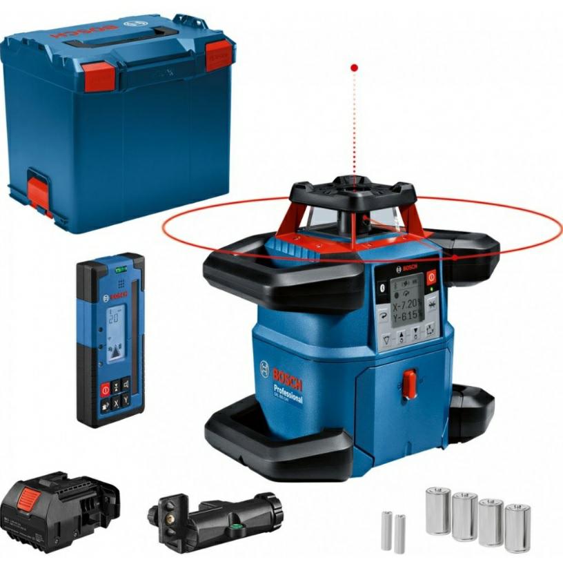 Bosch roterende laser grl 600 chv + ontvanger lr 60 lb