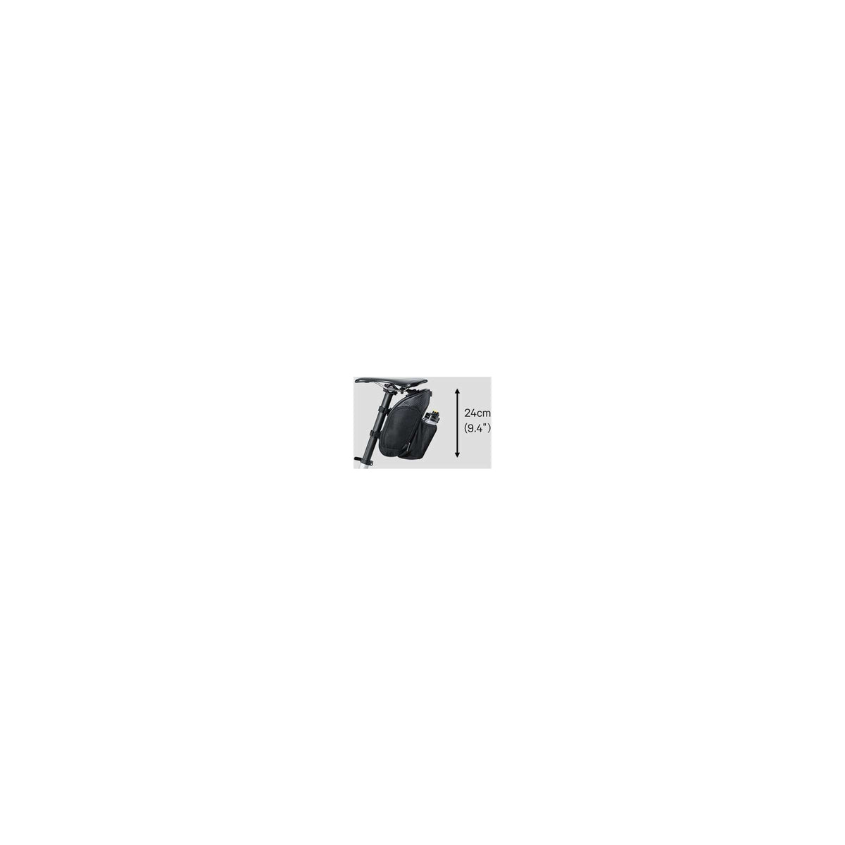 Topeak MondoPack Hydro Zadeltas - Nylon, Afneembaar, Zwart, 1,7L
