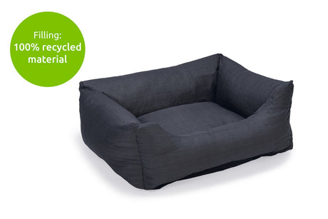 Beeztees hondenmand sofixa - hondenmanden - hond - antraciet - 80 x 70 x 25 cm