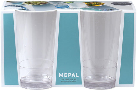 Mepal glas flow 275 ml - set van 2 stuks