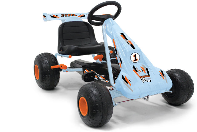 Volare kids go-kart nobel - two speed, brake handle and adjustable seat