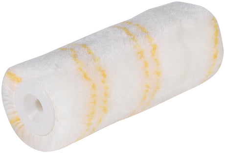 Copenhagen pro perlon muurverfroller - 12 cm breed - 12 mm vacht - dubbel dik - polyamide - geschikt voor matig tot ruwe ondergronden - verpakt per 4 stuks - wit geel