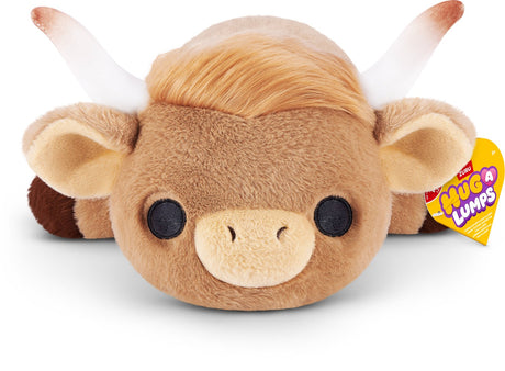 Hug-a-lumps zuru verzwaarde knuffel schotse hooglander holly - medium 1,3 kg