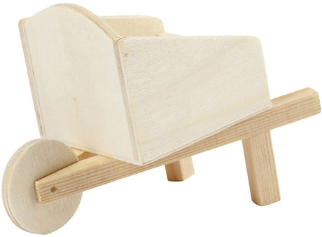 Creativ company houten mini kruiwagen
