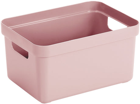 Sunware sigma home opbergbox 13l - 35x25x14.5 cm - roze
