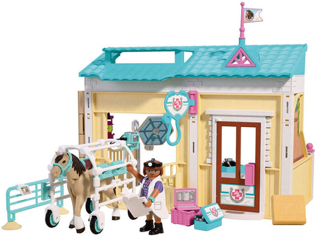 Playmobil horses dierenartsenpraktijk speelset met accessoires - 72128.