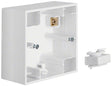 Berker k1 opbouwraam 1-voudig polar wit