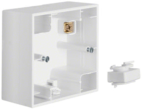 Berker k1 opbouwraam 1-voudig polar wit