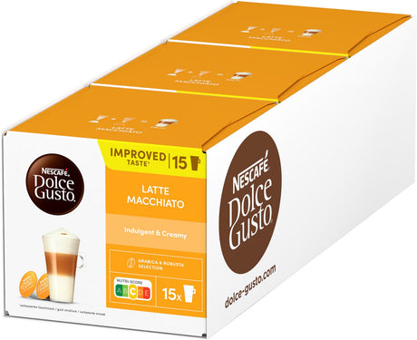 Nescafé dolce gusto capsules latte macchiato - 90 koffiecups voor 45 koppen koffie