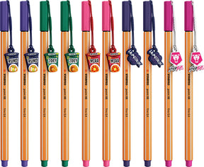 Stabilo x kpop demon hunters point 88 - fineliner + kpop charm - 6 kleuren - 10 stuks