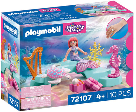 Playmobil fantasy magic zeemeermin met geschenk - 72107