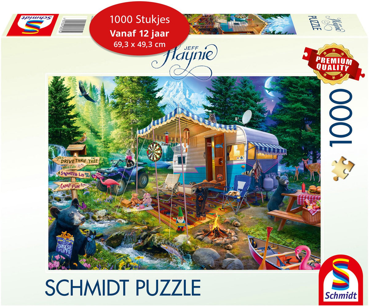 Schmidt - legpuzzel - huis in de lente - 1000 stukjes - volwassenen - vanaf 12 jaar