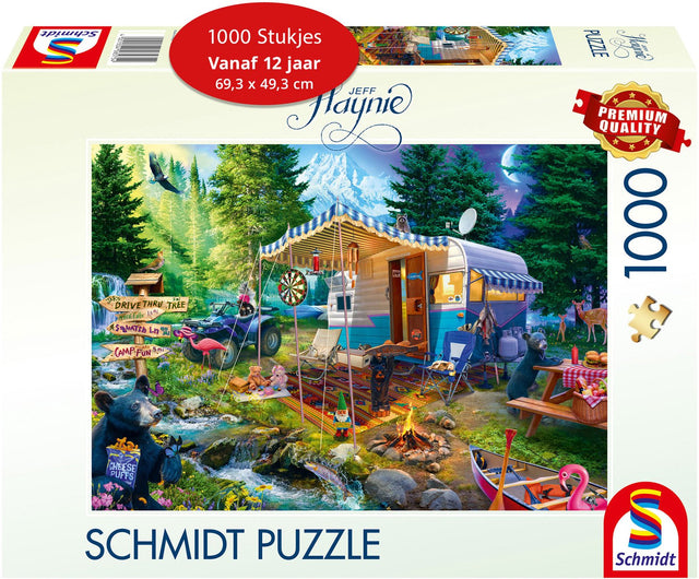 Schmidt - legpuzzel - huis in de lente - 1000 stukjes - volwassenen - vanaf 12 jaar
