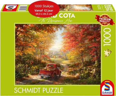 Schmidt spiele puzzel - blend cota - back home, 1000 stukjes