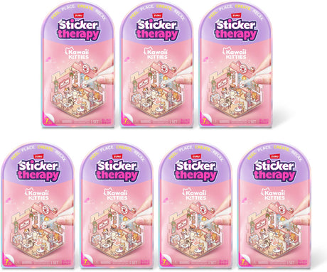 Sticker therapy zuru - kawaii kitties - 3 stickervellen