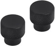 Differnz utrecht knop – 25 mm – mat zwart