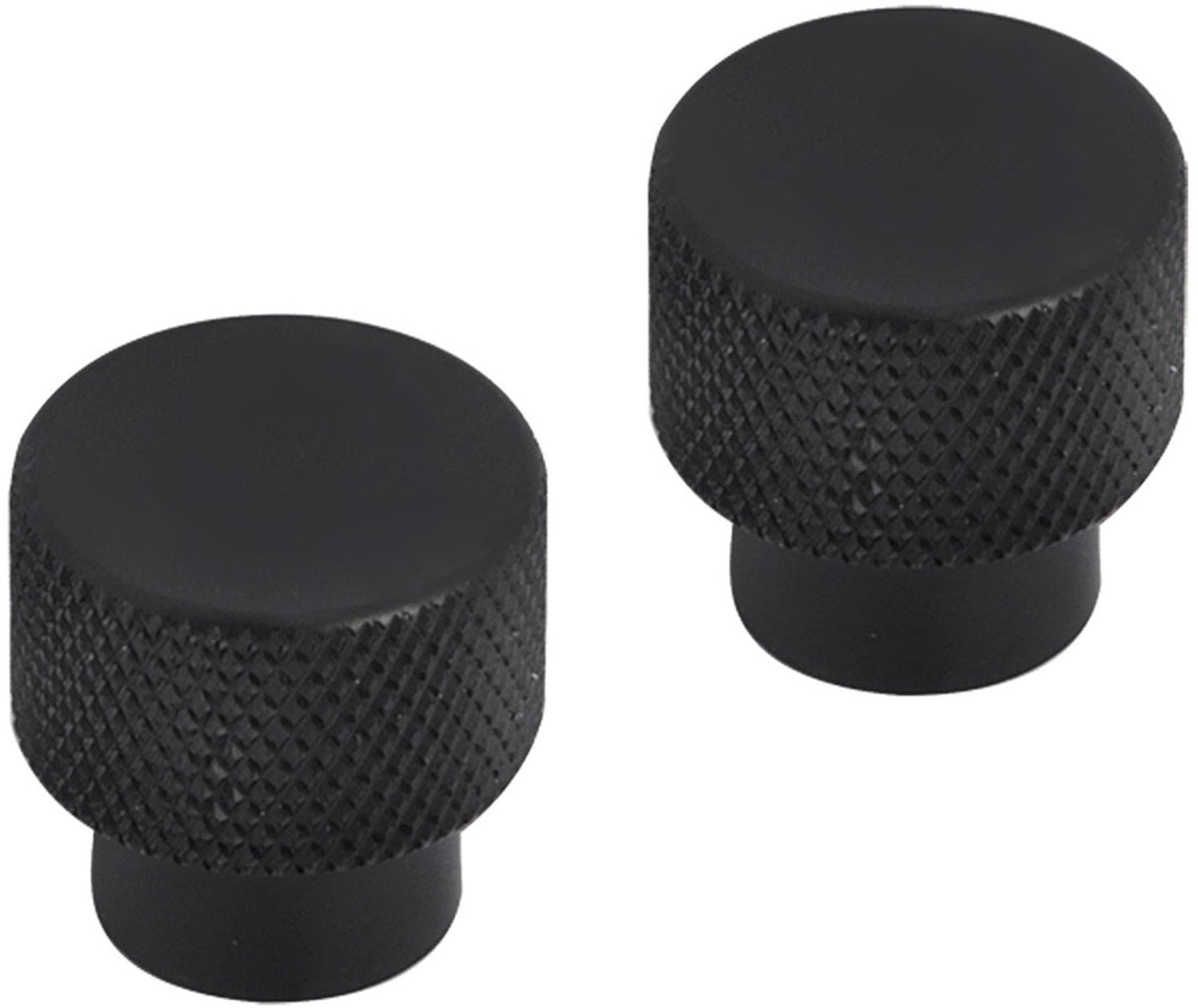 Differnz utrecht knop – 25 mm – mat zwart