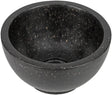 Differnz river waskom - 23x23x12cm - terrazzo zwart