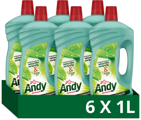 Andy allesreiniger - vertrouwd - 6 flessen x 1 l - voordeelverpakking