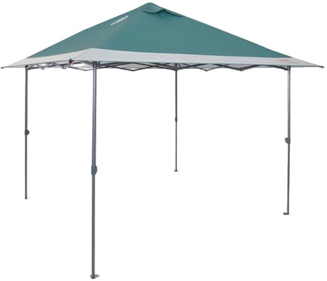 Coleman fastpitch onepush shelter m - opzetten in <5 minuten – aanpasbare hoogte – uv- bescherming - groen