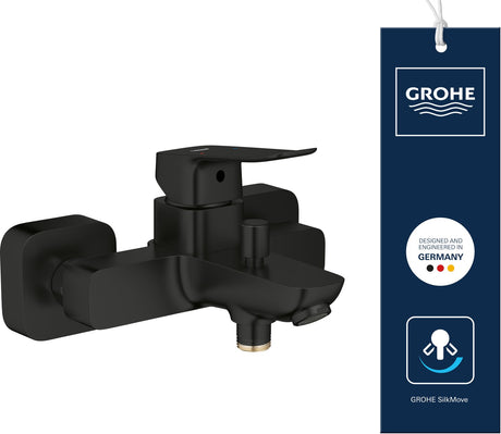 Grohe dice badmengkraan - met omstelling - inclusief s-koppelingen - matte black