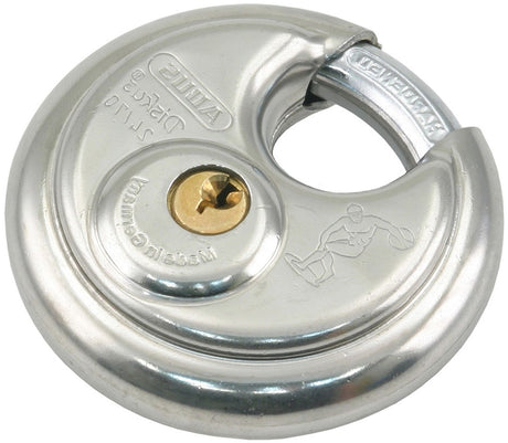 Abus Discus 24 70 Hangslot - Zilver, Sleutelsluiting, 7cm