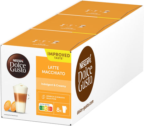 Nescafe dolce gusto nescafé dolce gusto capsules latte macchiato - 48 koffiecups voor 24 koppen koffie