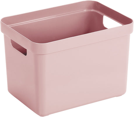 Sunware sigma home opbergbox 18l - 35x24.6x24.3 cm - roze