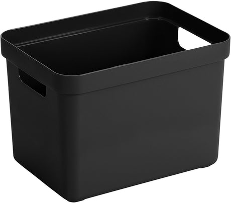 Sunware sigma home opbergbox 18l - 35x24.6x24.3 cm - zwart