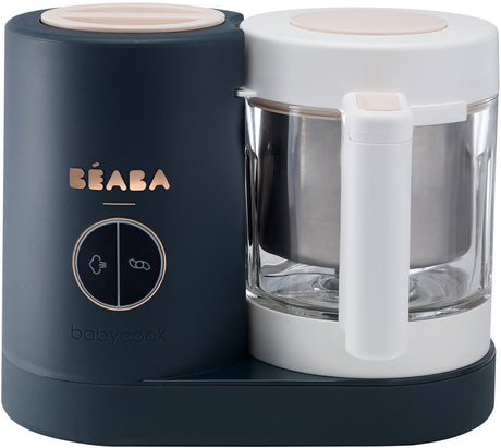 Béaba babycook neo® - 4-in-1 babyvoeding bereider - stoomkoker en baby foodprocessor - glazen kom - blauw