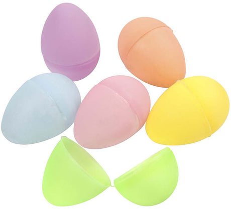 Creativ company plastic eieren gekleurd, 24st. 4,5cm