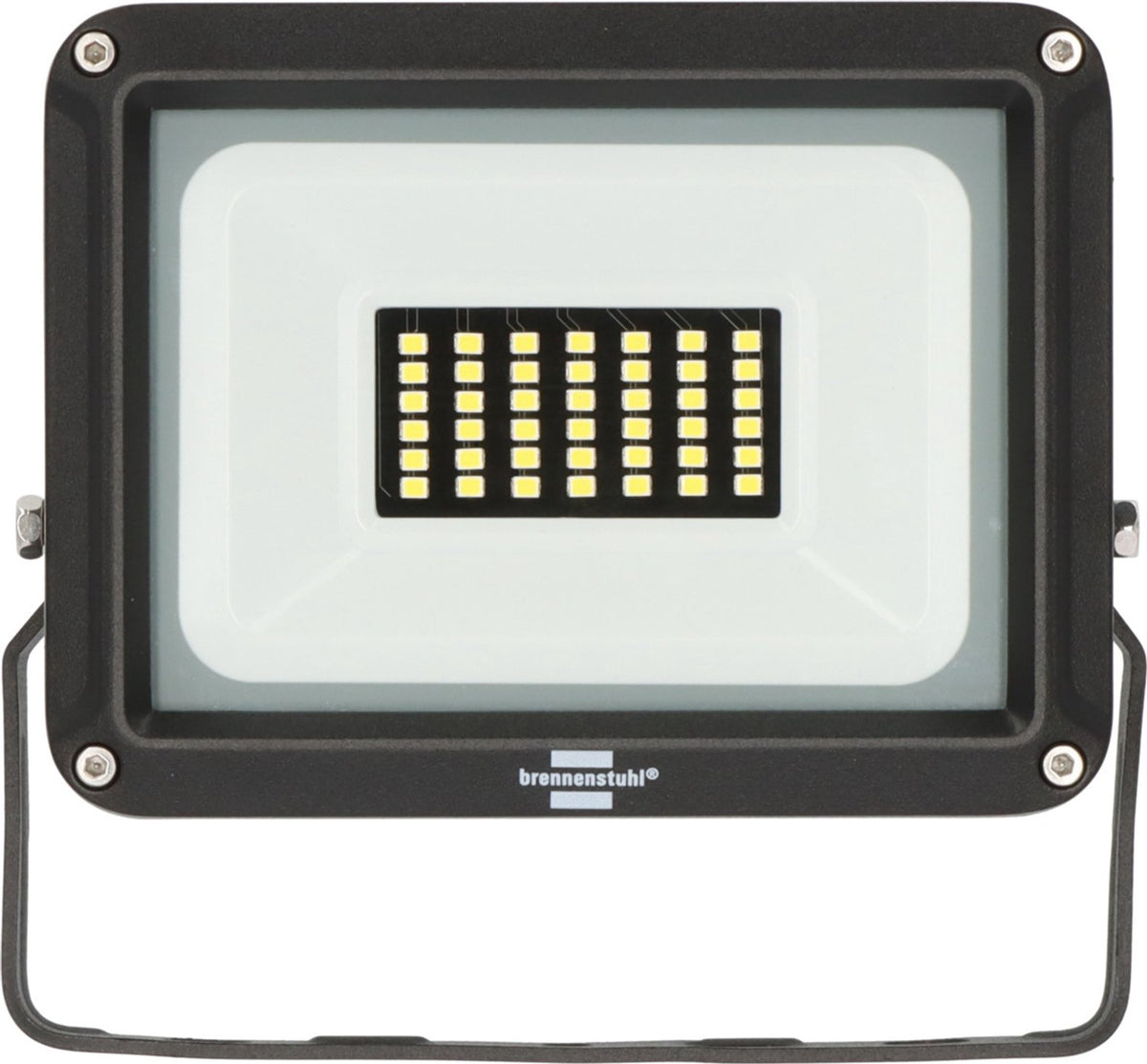 Brennenstuhl led wandlamp jaro 3060 led buitenlamp 20w (led spot voor wandmontage, 2300lm, van aluminium, ip65)