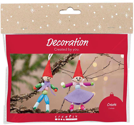 Creativ company mini hobbyset decoratie kerstkabouters