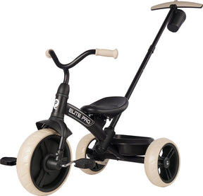 Qplay elite pro trike - black - 2-in-1 driewieler