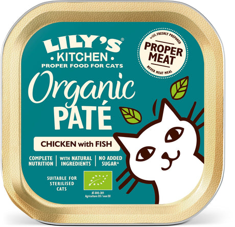 Lily's kitchen - kattenvoer - natvoer - biologische paté met oceaanvis - 19 x 85 g