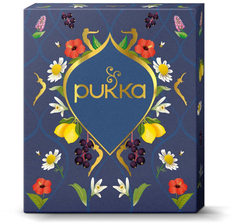 Pukka tea hero collection box giftset - 45 theezakjes - biologische kruidenthee - 9 x 5 zakjes - giftset - theedoos - thee geschenkdoos