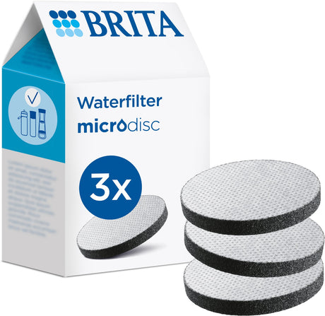 Brita filterpatronen - waterfilter - microdisc - waterfilterpatronen - 3-pack – voordeelverpakking