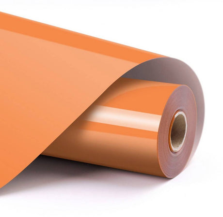 Loklik heat transfer vinyl basic - orange - 30.5 x 180 cm